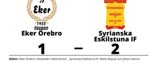 Syrianska Eskilstuna IF slog Eker Örebro borta