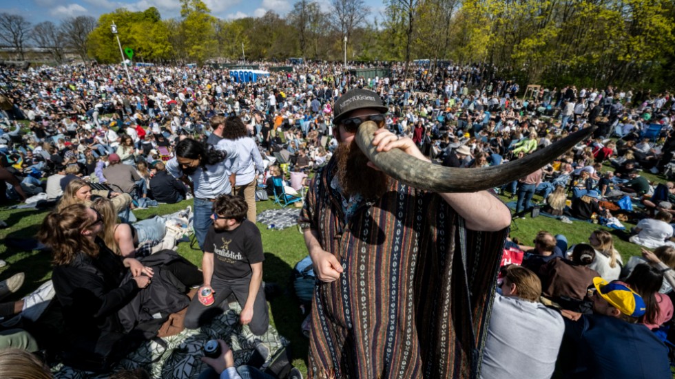 Efter två års pandemipaus firades siste april åter i Stadsparken i Lund på lördagen.