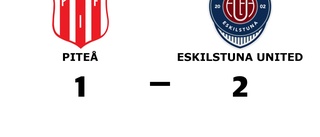 Eskilstuna United slog Piteå borta