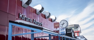 Kiruna flygplats tvingas hålla stängt resten av dagen