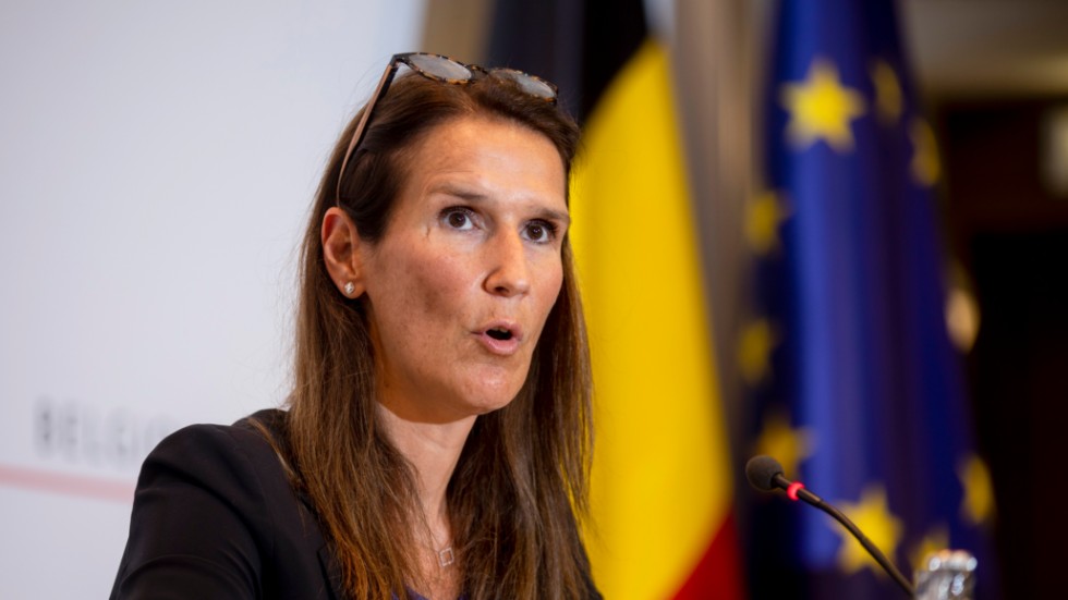 Belgiens utrikesminister Sophie Wilmès. Arkivfoto.