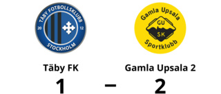 Gamla Upsala 2 vann toppmötet mot Täby FK