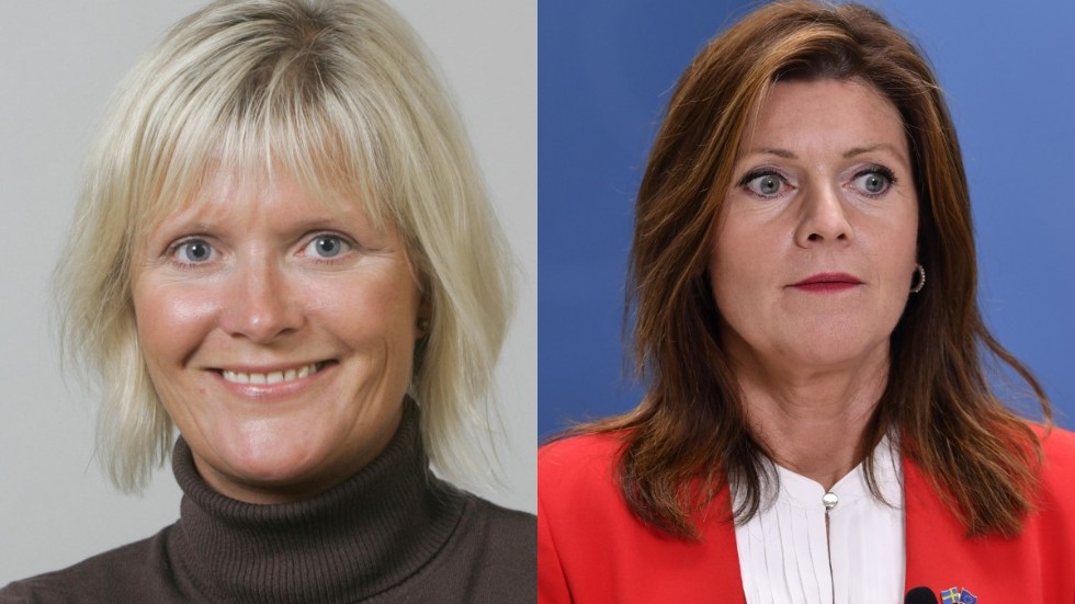 Ulrica Messing och Eva Nordmark, två arbetsmarknadsministrar med trygghet och flexibilitet.