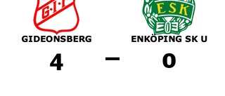 Förlust för Enköping SK U borta mot Gideonsberg