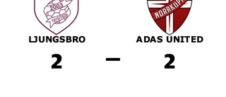 Ljungsbro och ADAS United delade på poängen