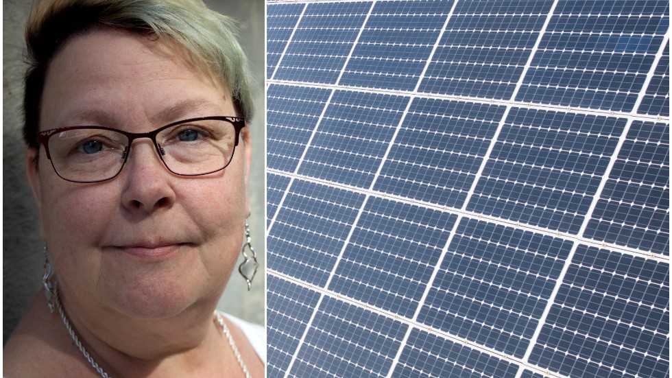 Mia Sköld är gruppledare för MP i Norrköping. "Naturligtvis sätter vi upp soldeller", skriver hon i debattartikeln här nedan. 