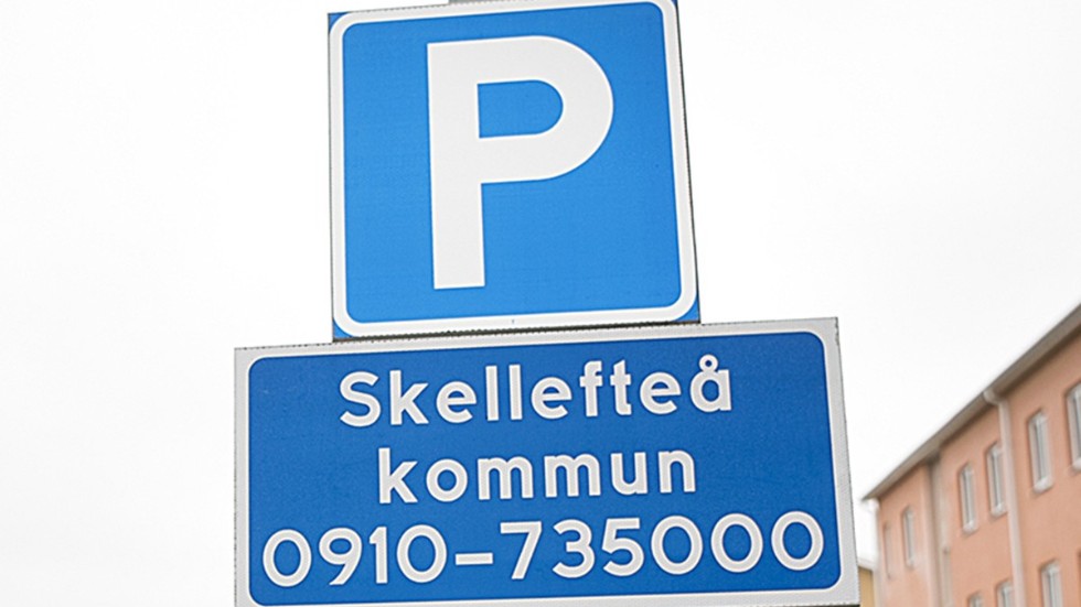Skribenten undrar var man kan parkera i Skellefteå.