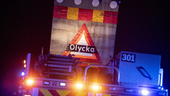 Kvinna död efter krock med lastbil i Gävle