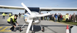 VIDEO: Se första elflyget landa i Visby • ”Som en buss med vingar”