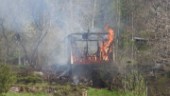 Uthus brann ner till grunden i Östra Stenby