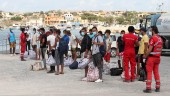 Omkring 1 200 migranter till Lampedusa