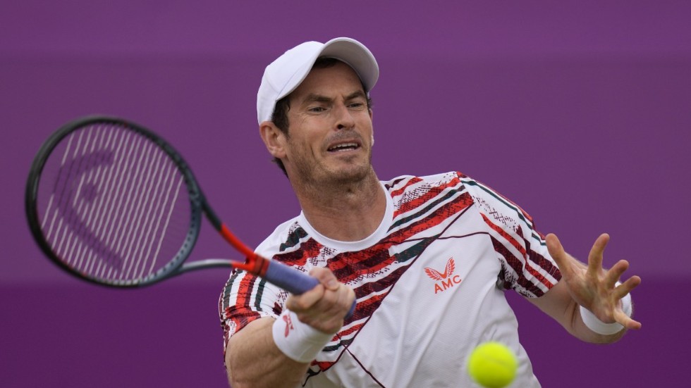 Andy Murray i Queens-turneringen förra veckan.