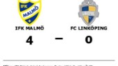 FC Linköping förlorade borta mot IFK Malmö