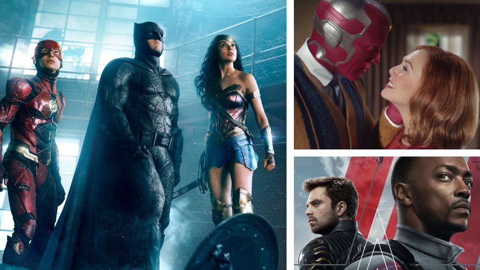 Superhjältarna flockas på tv. The Flash, Batman och Wonder Woman återkommer i "Zack Snyders Justice League". På Disney Plus får "Wanda vision" sällskap av "The falcon and the winter soldier".   