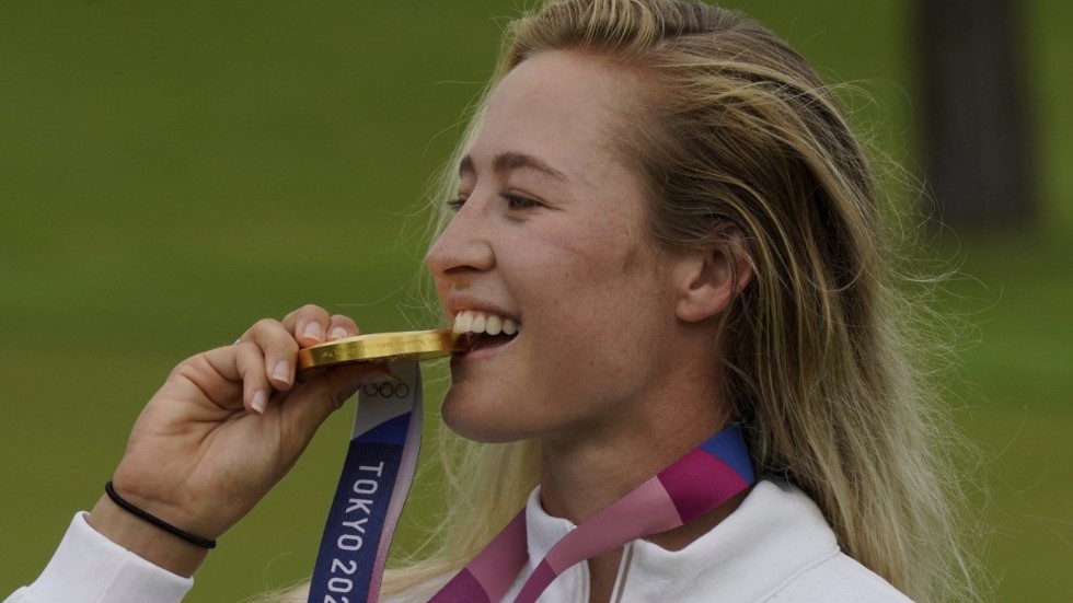 Amerikanskan Nelly Korda vann damernas golftävling i OS.