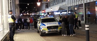 Oroligheterna fortsatte – stökig kväll i centrala Norrköping