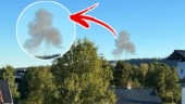 Hög smäll orsakade stort rökmoln i Arjeplog 