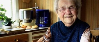 Greta, 98, en eldsjäl med koll på siffror