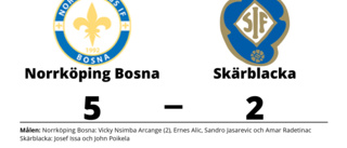 Vicky Nsimba Arcange i målform när Norrköping Bosna vann