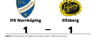 Äntligen poäng för IFK Norrköping mot Elfsborg