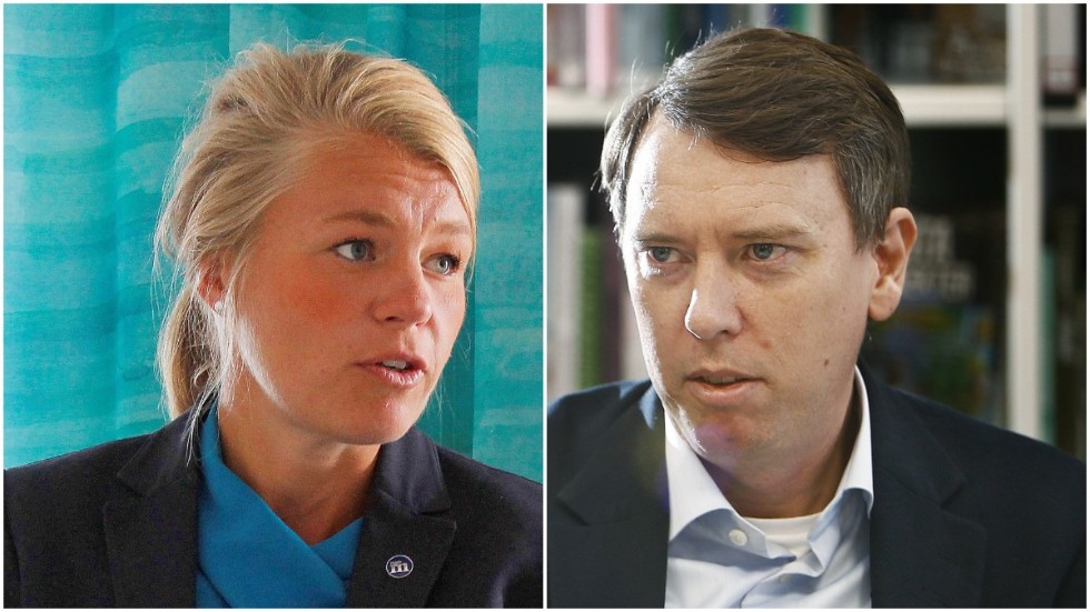 Kommunstyrelsens ordförande Olle Vikmång (S) menar inte att förlöjliga oppositionsrådet Sophia Jarl (M).