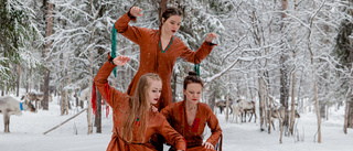 Samisk dansföreställning på turné i länet
