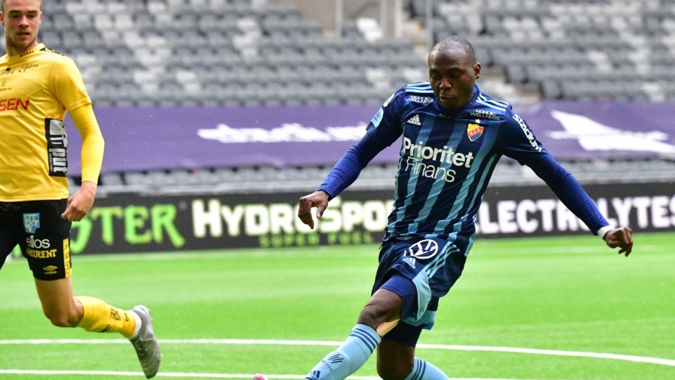 Edward Chilufya gjorde säsongens andra mål mot Elfsborg.