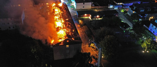 Brand i Linköping misstänks vara anlagd