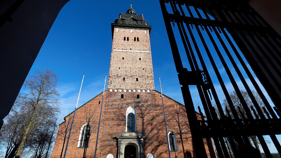Ingen ska stoppas i kyrkporten, skriver Gunilla Porsvant, ordförande i stiftsföreningen Öppen kyrka. Bilden visar porten till Strängnäs domkyrka.