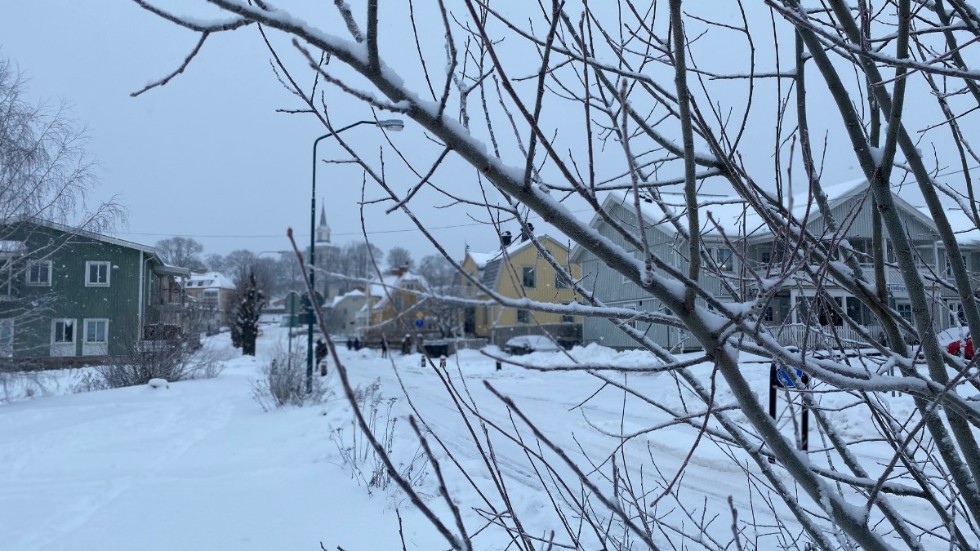 Förutom hårda vindbyar bjuder måndagen även på en del snö enligt SMHI.