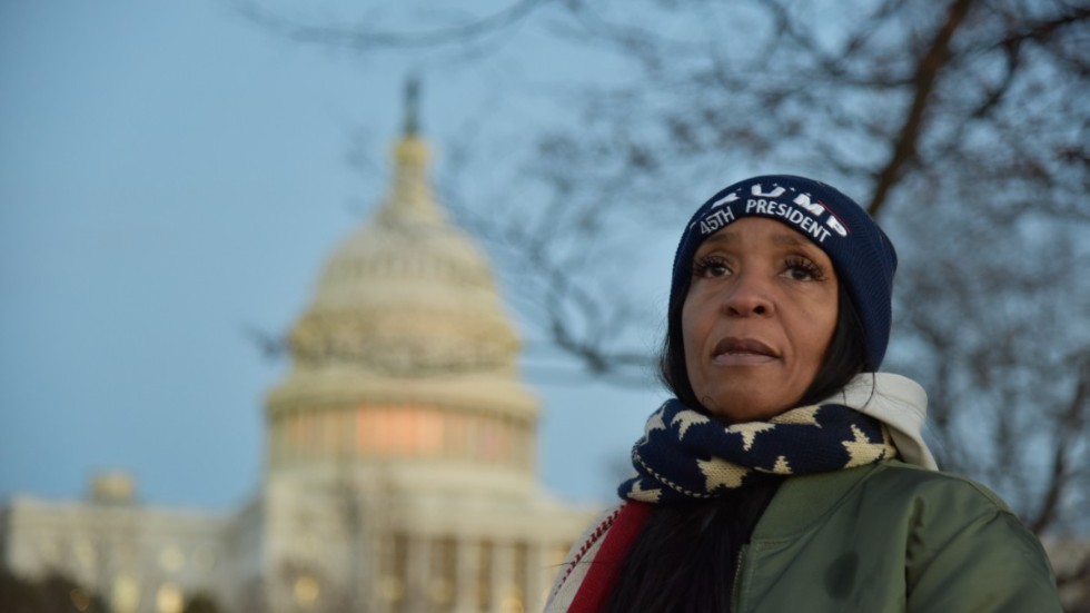 Trumpanhängaren Karen Kennedy hade tagit sig till Washington DC från delstaten Colorado för att protestera.
