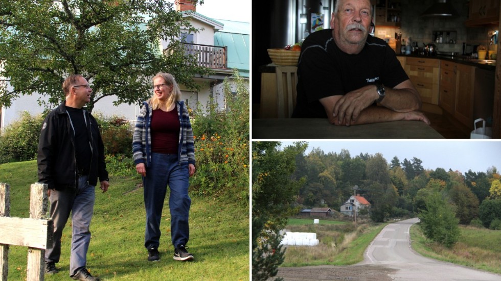 Jörgen Ejlertsson, Anna Karlsson och Mats Johansson är några av de personer som bor i närheten av Kindabetongs täktverksamhet.