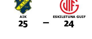 Eskilstuna Guif förlorade mot AIK