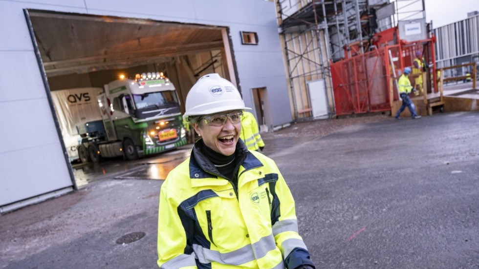 Projektledaren för monolitsystem Sara Ghatnekar Nilsson, projektledare för ESS monolitsystem.