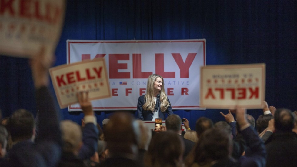 För republikanen Kelly Loeffler väntar omval i januari.