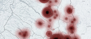 Interaktiv grafik: Sök och se hur smittan spred sig i ditt närområde