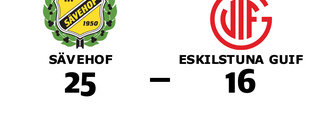 Eskilstuna Guif föll mot Sävehof på bortaplan