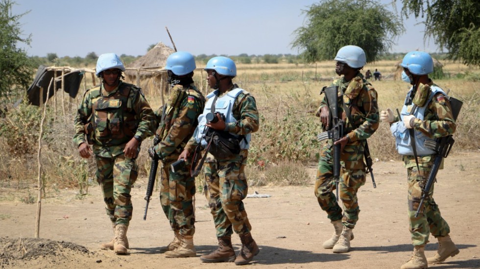 FN:s säkerhetsråd har röstat för att förlänga det fredsbevarande uppdraget, UNMISS, i Sydsudan med ett år fram till mars 2024. Arkivbild.