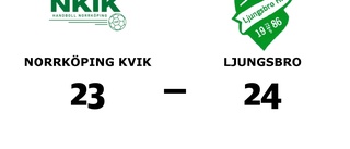 Ljungsbro vann uddamålsseger mot Norrköping KvIK