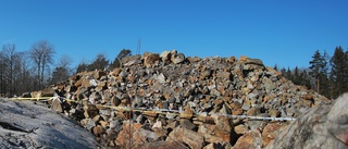 Kommunens misstanke: 500 kubik sten dumpades olagligt – motsvarar mellan 125 och 150 lastbilsflak
