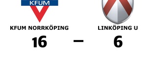 Tung förlust för Linköping U borta mot KFUM Norrköping