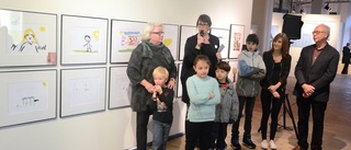Barns upplevelser av flykt i utställning