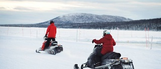 Snöskoterförare har dålig koll