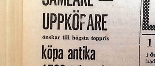 50 år sedan: "Samlare - uppköpare önskar till högsta toppris ...