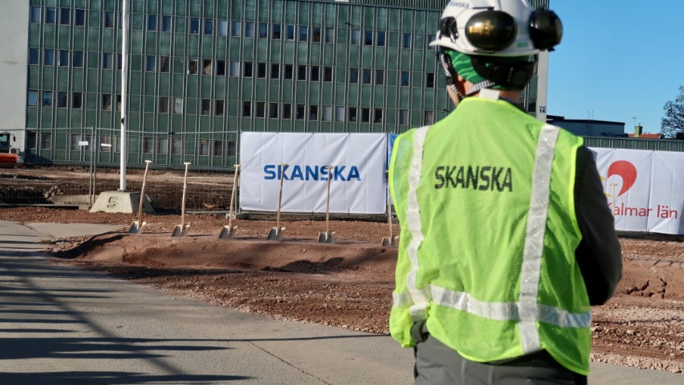 Bygget görs i samarbete mellan Region Kalmar och Skanska.