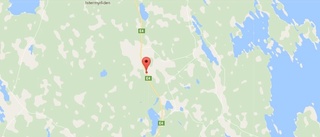 Lastbil i diket på E 4