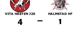 Vita Hästen J20 slog Halmstad HF på hemmaplan