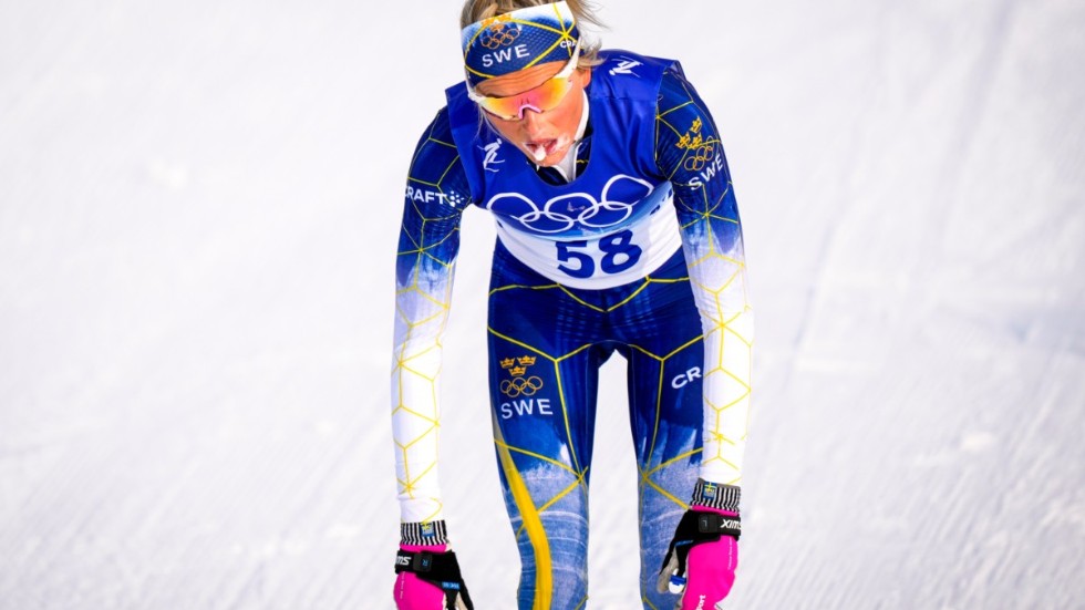 Frida Karlsson har tagit ut sig i spåret flera gånger under OS. Arkivbild.