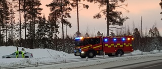 Trafikolycka på E4 i Höglandsnäs
