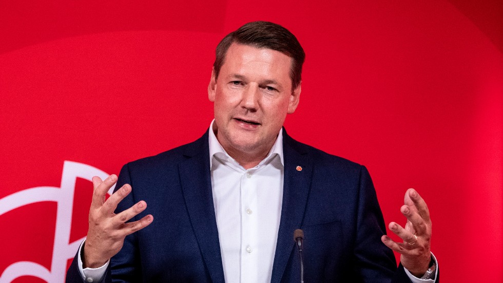 Socialdemokraternas partisekreterare Tobias Baudin. Arkivbild.